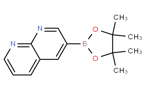 3-(4,4,5,5-tetramethyl-1,3,2-dioxaborolan-2-yl)-1,8-naphthyridine