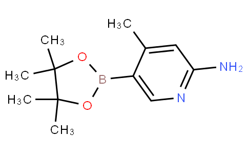 4-甲基-5-(4,4,5,5-四甲基-1,3,2-二氧杂环戊硼烷-2-基)吡啶-2-胺