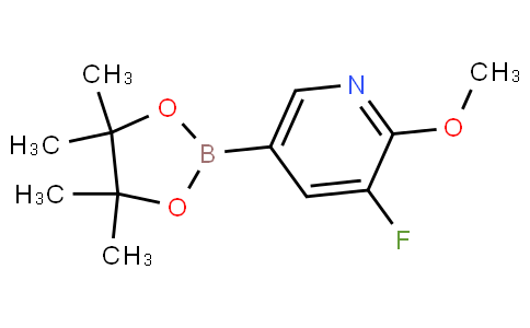 3-氟-2-甲氧基-5-(4,4,5,5-四甲基-1,3,2-二氧杂环戊硼烷-2-基)吡啶