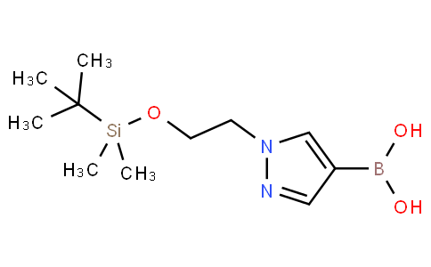 (1-(2-((tert-butyldimethylsilyl)oxy)ethyl)-1H-pyrazol-4-yl)boronic acid