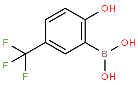 (2-hydroxy-5-(trifluoromethyl)phenyl)boronic acid
