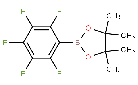4,4,5,5-tetramethyl-2-(perfluorophenyl)-1,3,2-dioxaborolane