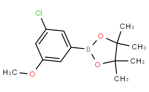 2-(3-chloro-5-methoxyphenyl)-4,4,5,5-tetramethyl-1,3,2-dioxaborolane