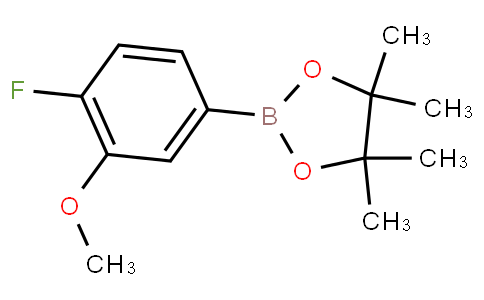 2-(4-fluoro-3-methoxyphenyl)-4,4,5,5-tetramethyl-1,3,2-dioxaborolane