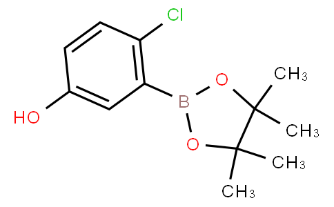 4-chloro-3-(4,4,5,5-tetramethyl-1,3,2-dioxaborolan-2-yl)phenol