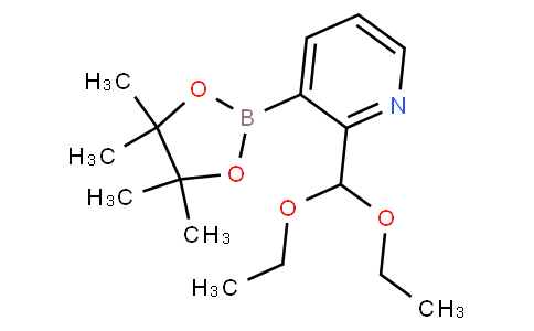 2-(diethoxymethyl)-3-(4,4,5,5-tetramethyl-1,3,2-dioxaborolan-2-yl)pyridine
