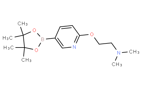 N,N-dimethyl-2-((5-(4,4,5,5-tetramethyl-1,3,2-dioxaborolan-2-yl)pyridin-2-yl)oxy)ethanamine