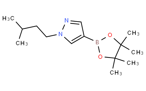 1-isopentyl-4-(4,4,5,5-tetramethyl-1,3,2-dioxaborolan-2-yl)-1H-pyrazole