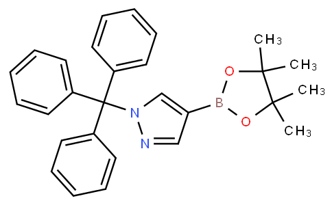 4-(4,4,5,5-tetramethyl-1,3,2-dioxaborolan-2-yl)-1-trityl-1H-pyrazole