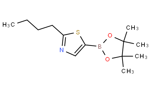 2-butyl-5-(4,4,5,5-tetramethyl-1,3,2-dioxaborolan-2-yl)thiazole