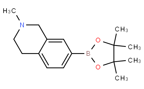 2-methyl-7-(4,4,5,5-tetramethyl-1,3,2-dioxaborolan-2-yl)-1,2,3,4-tetrahydroisoquinoline
