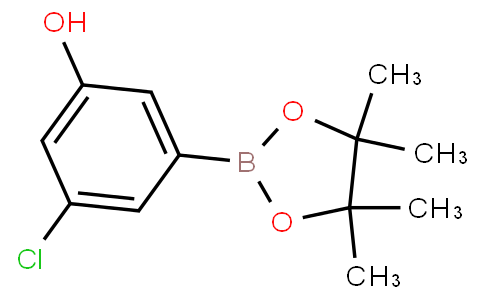 3-chloro-5-(4,4,5,5-tetramethyl-1,3,2-dioxaborolan-2-yl)phenol