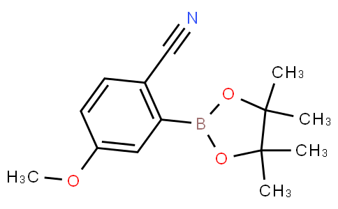 4-methoxy-2-(4,4,5,5-tetramethyl-1,3,2-dioxaborolan-2-yl)benzonitrile