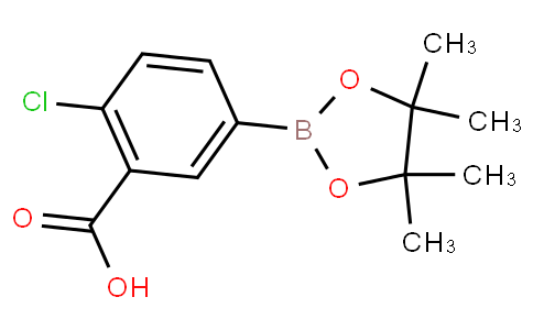 2-chloro-5-(4,4,5,5-tetramethyl-1,3,2-dioxaborolan-2-yl)benzoic acid