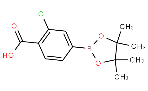 2-chloro-4-(4,4,5,5-tetramethyl-1,3,2-dioxaborolan-2-yl)benzoic acid
