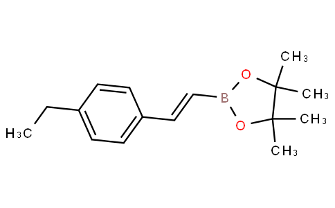 (E)-2-(4-ethylstyryl)-4,4,5,5-tetramethyl-1,3,2-dioxaborolane