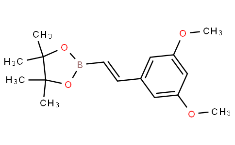 反式-2-(3,5-甲氧基苯基)乙烯基硼酸频那醇酯