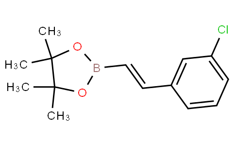 反式-2-(3-氯苯基)乙烯基硼酸频那醇酯