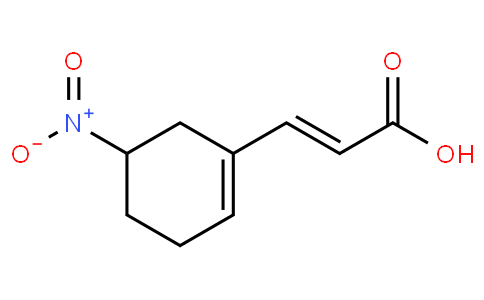 (E)-3-(5-nitrocyclohex-1-en-1-yl)acrylic acid
