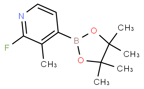 2-fluoro-3-methyl-4-(4,4,5,5-tetramethyl-1,3,2-dioxaborolan-2-yl)pyridine