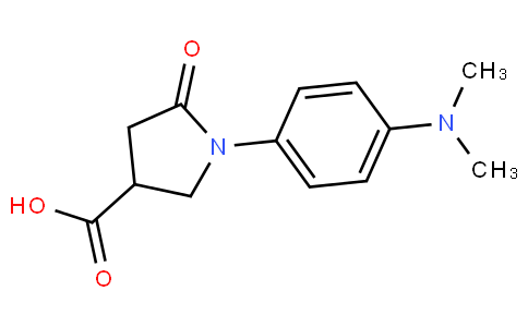 1-(4-(dimethylamino)phenyl)-5-oxopyrrolidine-3-carboxylic acid
