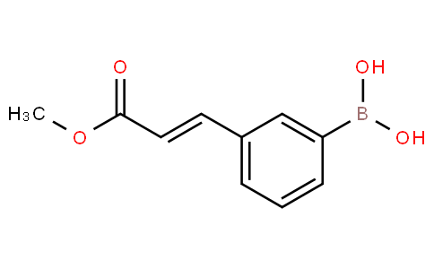 3-(3-methoxy-3-oxoprop-1-enyl)phenylboronic acid