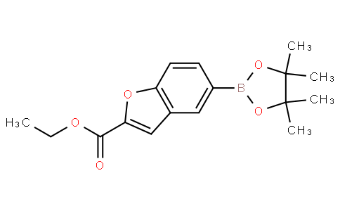 ethyl 5-(4,4,5,5-tetramethyl-1,3,2-dioxaborolan-2-yl)benzofuran-2-carboxylate
