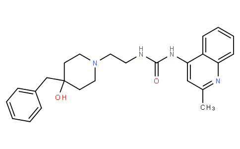 1-(2-(4-benzyl-4-hydroxypiperidin-1-yl)ethyl)-3-(2-methylquinolin-4-yl)urea