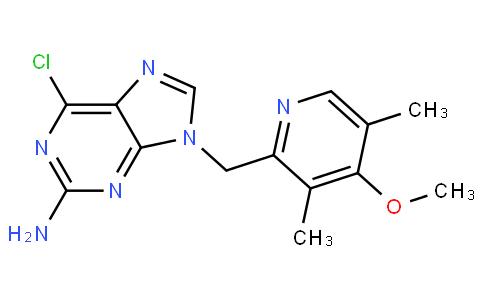 6-chloro-9-((4-methoxy-3,5-dimethylpyridin-2-yl)methyl)-9H-purin-2-amine