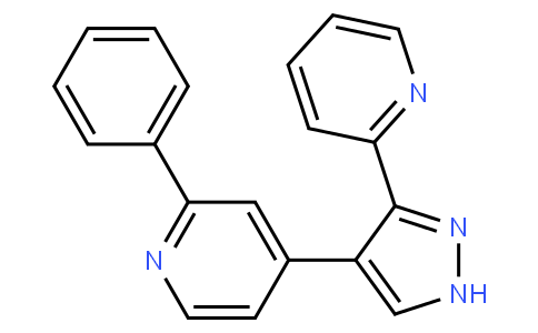2-phenyl-4-(3-(pyridin-2-yl)-1H-pyrazol-4-yl)pyridine