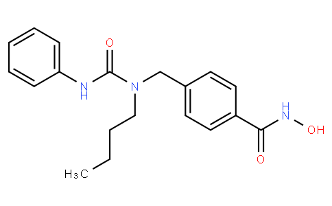 4-((1-butyl-3-phenylureido)methyl)-N-hydroxybenzamide