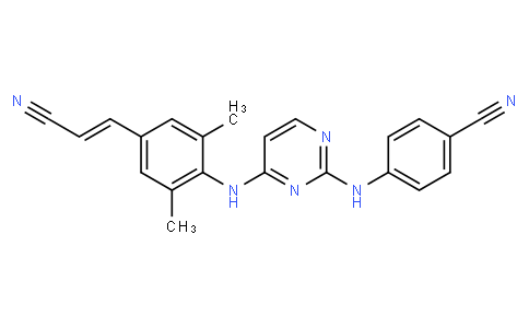 (E)-4-((4-((4-(2-cyanovinyl)-2,6-dimethylphenyl)amino)pyrimidin-2-yl)amino)benzonitrile