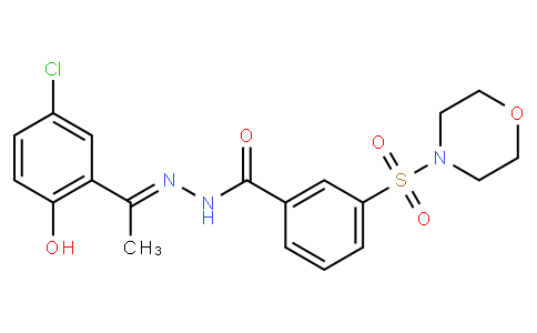 (E)-N'-(1-(5-chloro-2-hydroxyphenyl)ethylidene)-3-(morpholinosulfonyl)benzohydrazide