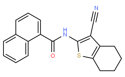 N-(3-cyano-4,5,6,7-tetrahydrobenzo[b]thiophen-2-yl)-1-naphthamide