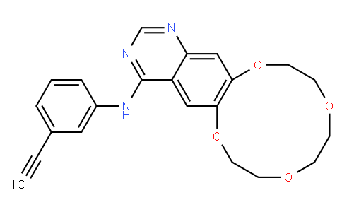 N-(3-ethynylphenyl)-7,8,10,11,13,14-hexahydro-[1,4,7,10]tetraoxacyclododecino[2,3-g]quinazolin-4-amine