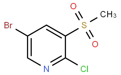 5-bromo-2-chloro-3-(methylsulfonyl)pyridine