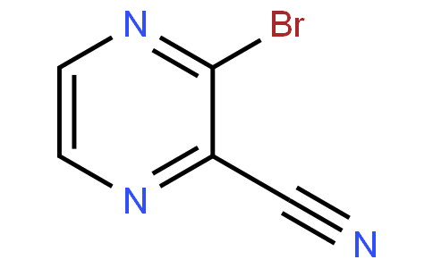 3-溴吡嗪-2-甲腈