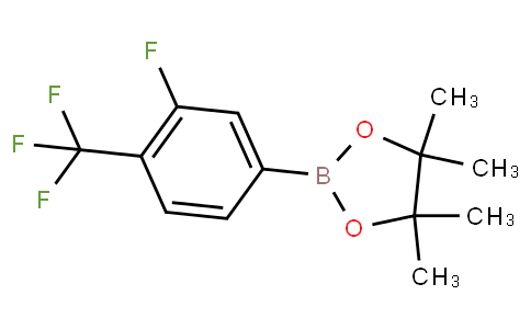 2-(3-Fluoro-4-(trifluoromethyl)phenyl)-4,4,5,5-tetramethyl-1,3,2-dioxaborolane