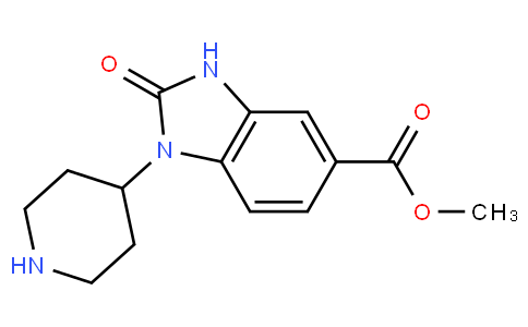 Methyl 2-oxo-1-(piperidin-4-yl)-2,3-dihydro-1H-benzo[d]imidazole-5-carboxylate