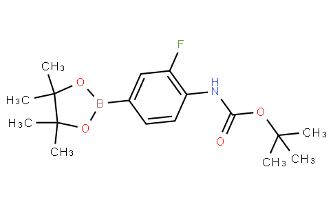 tert-butyl 2-fluoro-4-(4,4,5,5-tetramethyl-1,3,2-dioxaborolan-2-yl)phenylcarbamate