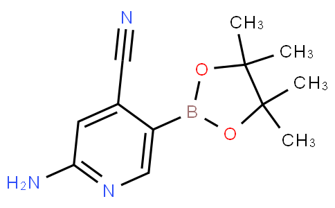 2-amino-5-(4,4,5,5-tetramethyl-1,3,2-dioxaborolan-2-yl)isonicotinonitrile