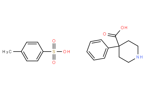 4-phenylpiperidine-4-carboxylic acid compound with 4-methylbenzenesulfonic acid (1:1)