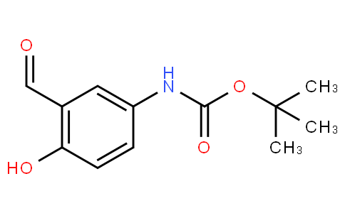 tert-butyl 3-formyl-4-hydroxyphenylcarbamate