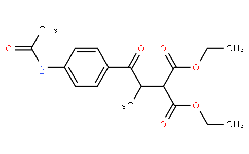 diethyl 2-(1-(4-acetamidophenyl)-1-oxopropan-2-yl)malonate