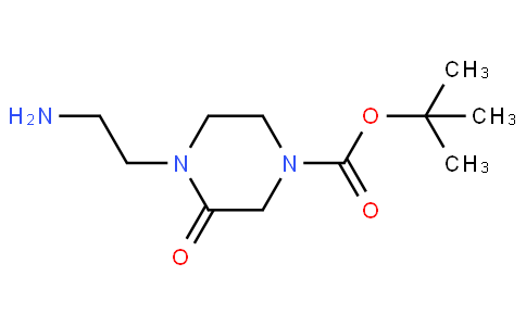 tert-butyl 4-(2-aminoethyl)-3-oxopiperazine-1-carboxylate