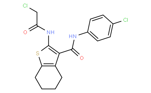 2-(2-chloroacetamido)-N-(4-chlorophenyl)-4,5,6,7-tetrahydrobenzo[b]thiophene-3-carboxamide