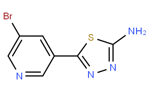 5-(5-Bromopyridin-3-yl)-1,3,4-thiadiazol-2-amine