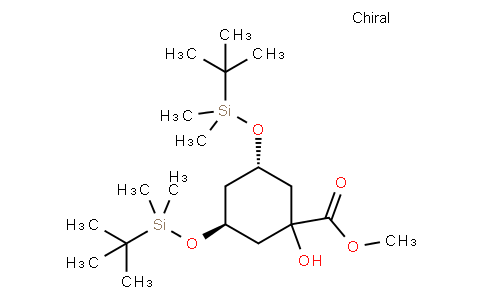 (3S,5S)-3,5-二[[(叔丁基)二甲基硅烷基]氧基]-1-羟基-环己烷羧酸甲酯