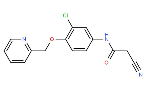 N-[3-chloro-4-(pyridin-2-ylmethoxy)phenyl]-2-cyanoacetamide