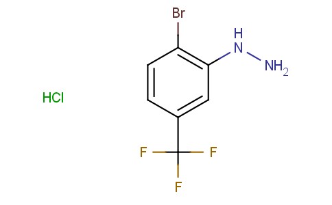 2-bromo-5-(trifluoromethyl)phenylhydrazine hydrochloride